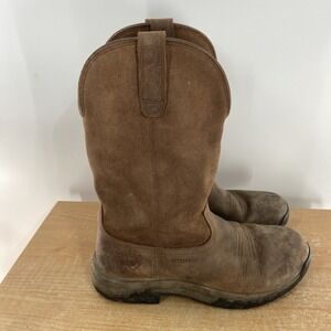 Ariat Boots Leather Brown Terrain Pull-On Boot 10011845 Waterproof Women's 9 B